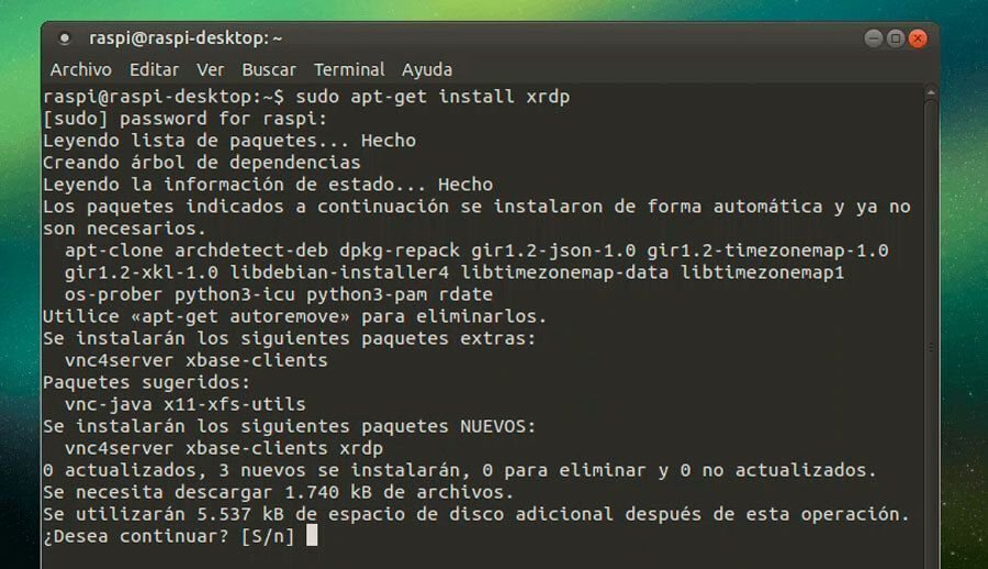 XRDP - Escritorio remoto de Raspberry Pi en windows - Controla la raspberry pi remotamente desde cualquier sistema operativo. - Paso 2